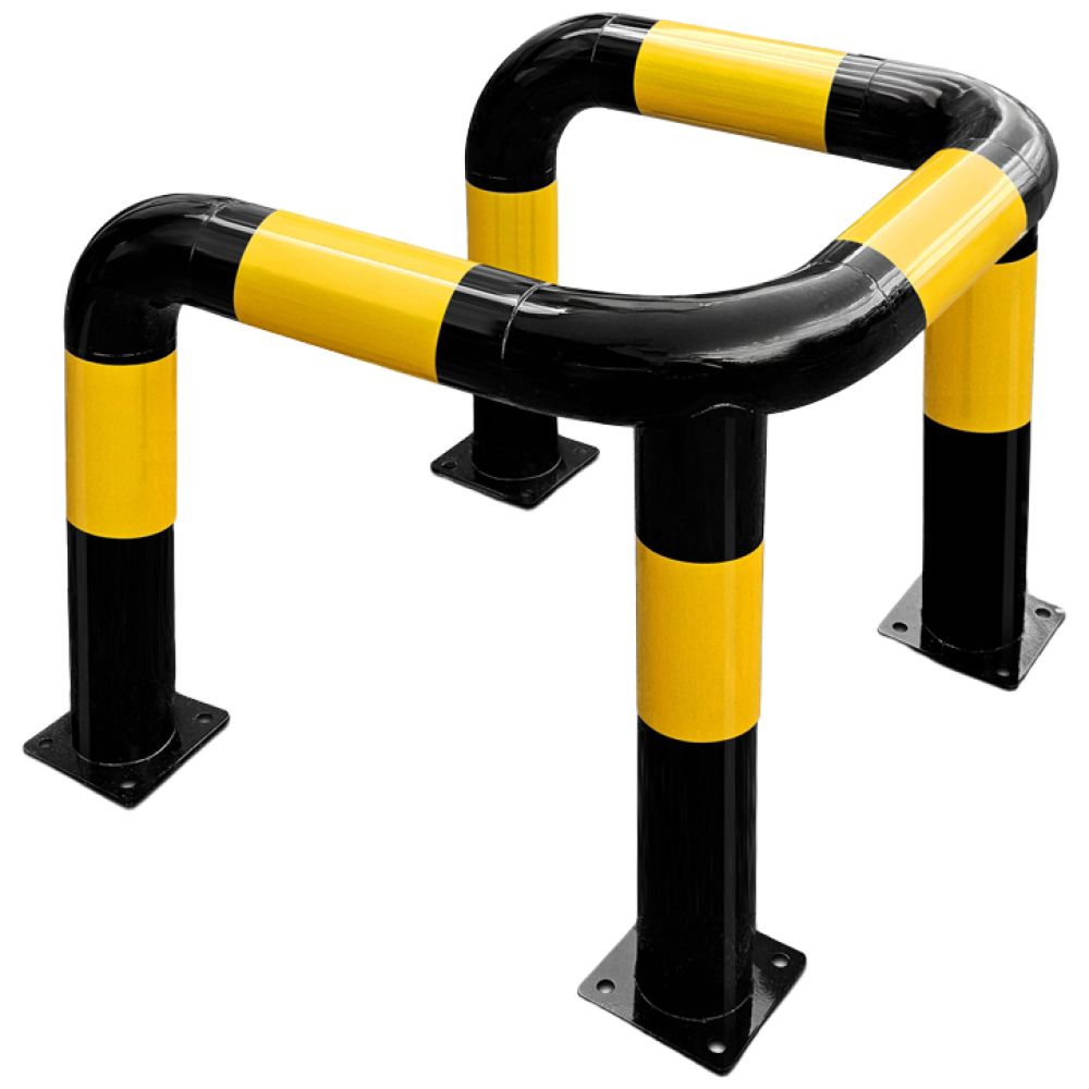 서진 스틸 ㄷ자 코너가드 다리발4개 매립식 앙카식 코너보호대 충격방지 기둥보호대, 76파이, 1개 110,900원