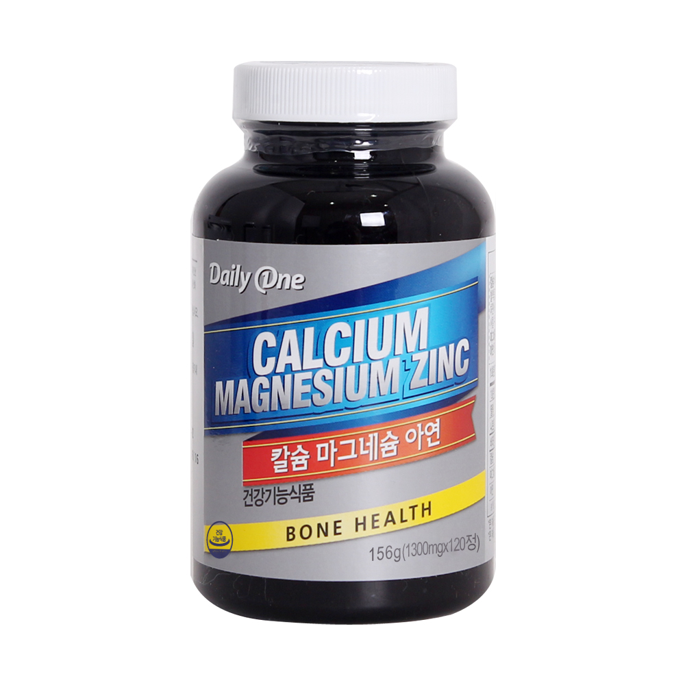 데일리원 칼슘 마그네슘 아연, 120정, 1개 11,650원