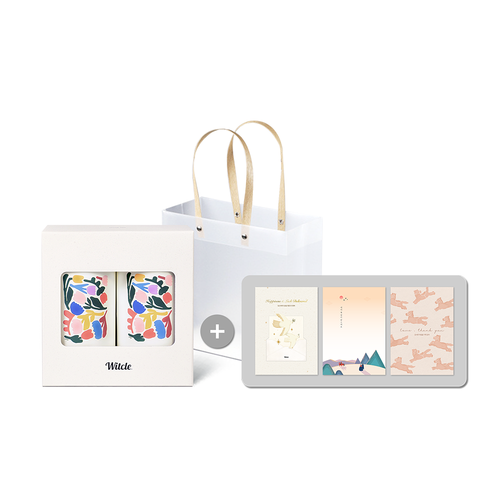 올인원 세정티슈 윗클(Witcle) 선물세트 (엽서랜덤증정), 1개, 2세트, 3.5g 38,000원