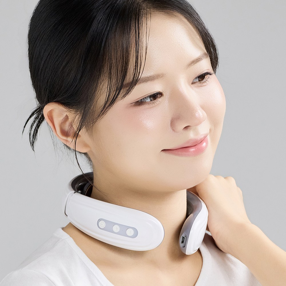 코즈코어 넥마사지 블리스 혈액순환 손지압 주무름 두드림 침술 모드 통증완화 온열 저주파 마사지기, SYM513-3 44,000원