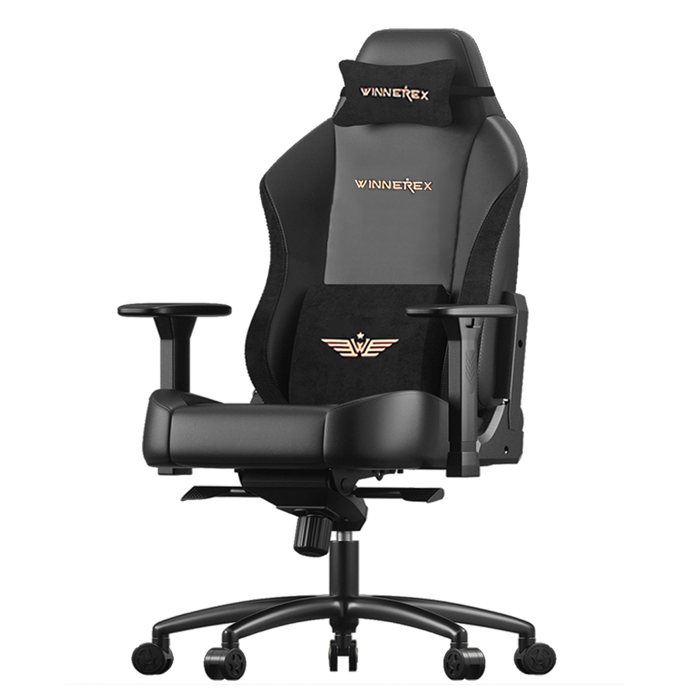 아우스 위너렉스 프리미엄 게이밍의자 PC방의자 게이머의자 게이밍체어 학생의자 컴퓨터의자 가성비의자 편안한의자, 블랙에디션 188,000원