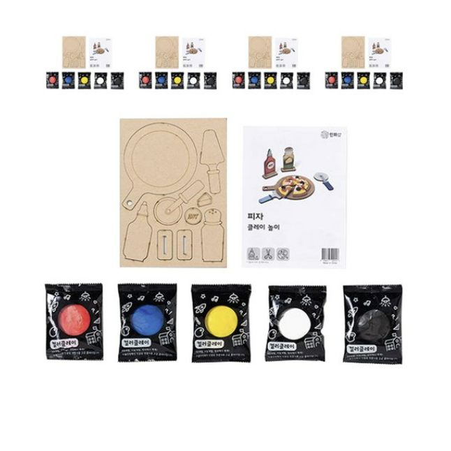 민화샵 컬러 클레이 미니 피자 만들기 세트 60,900원
