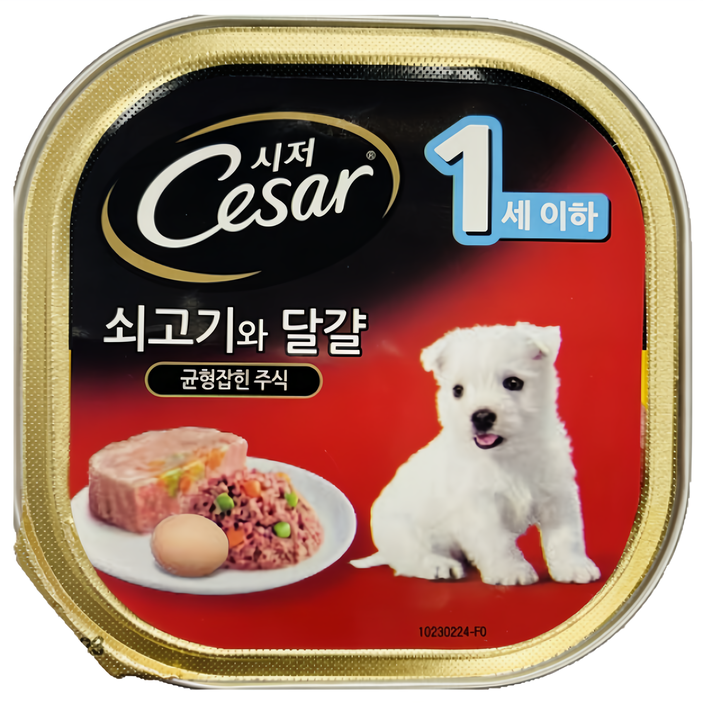시저 주식캔 1세이하 100g 1개 쇠고기와 달걀 iro*1573eZ, 1개, 100g 1,750원