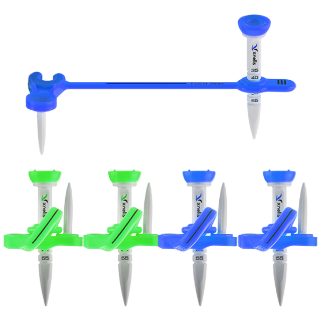엑스넬스 컨트롤 킵티 높이조절 에이밍 골프티 티꽂이 4개세트, 그린2개,블루2개, 1세트 20,800원