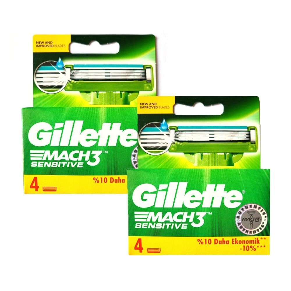 (매장정품) 질레트 마하3 센서티브 면도날 총8입(4입x2) 3중날 240880 37,000원