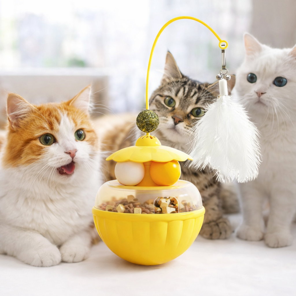 익스오더 고양이 깃털스틱 사냥 스트레스 해소 장난감, 1개, 노란색 13,500원