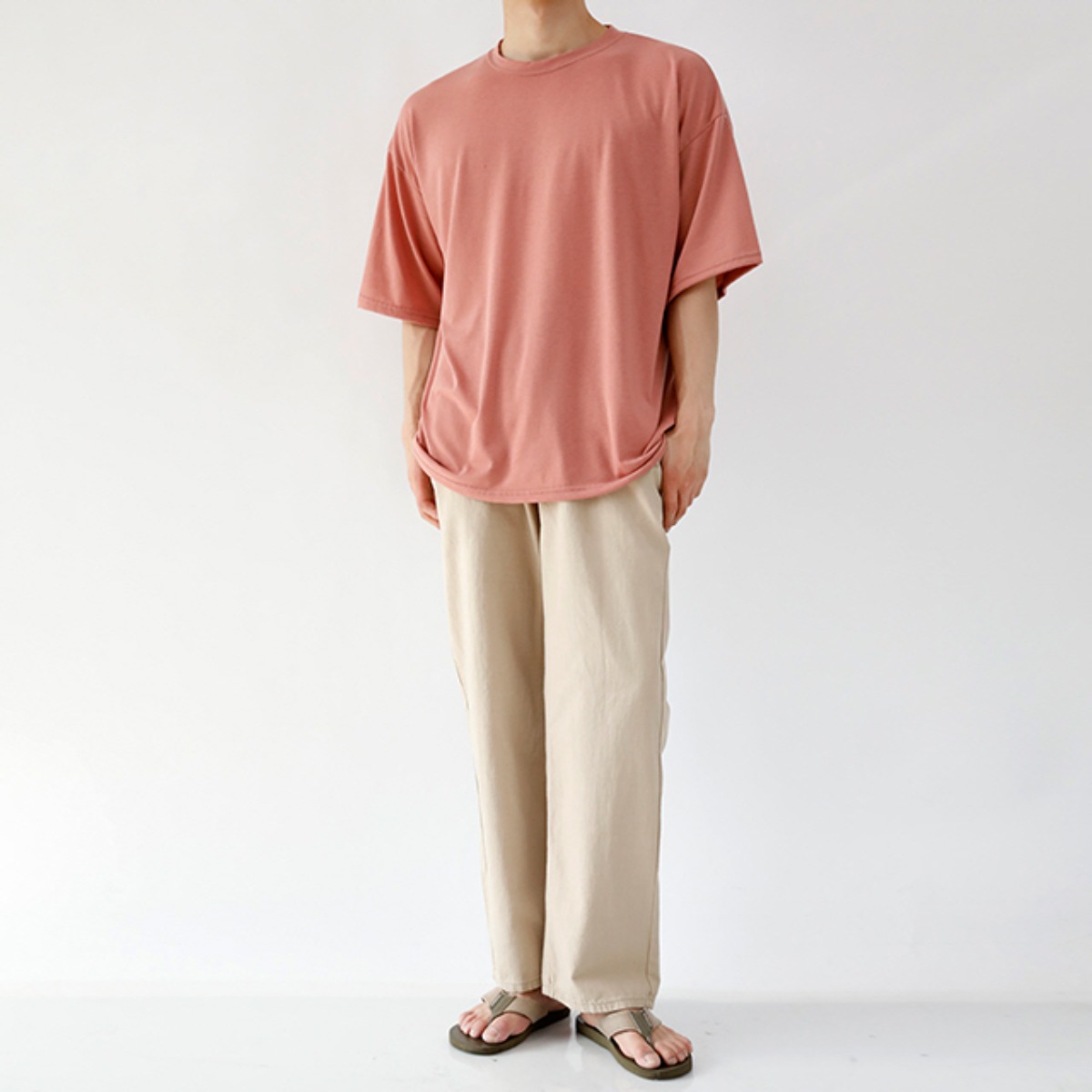 해리슨 브릭 에이드 사방슬랍 세미와이드 코튼 팬츠 BA5004 SAN1011 31,800원