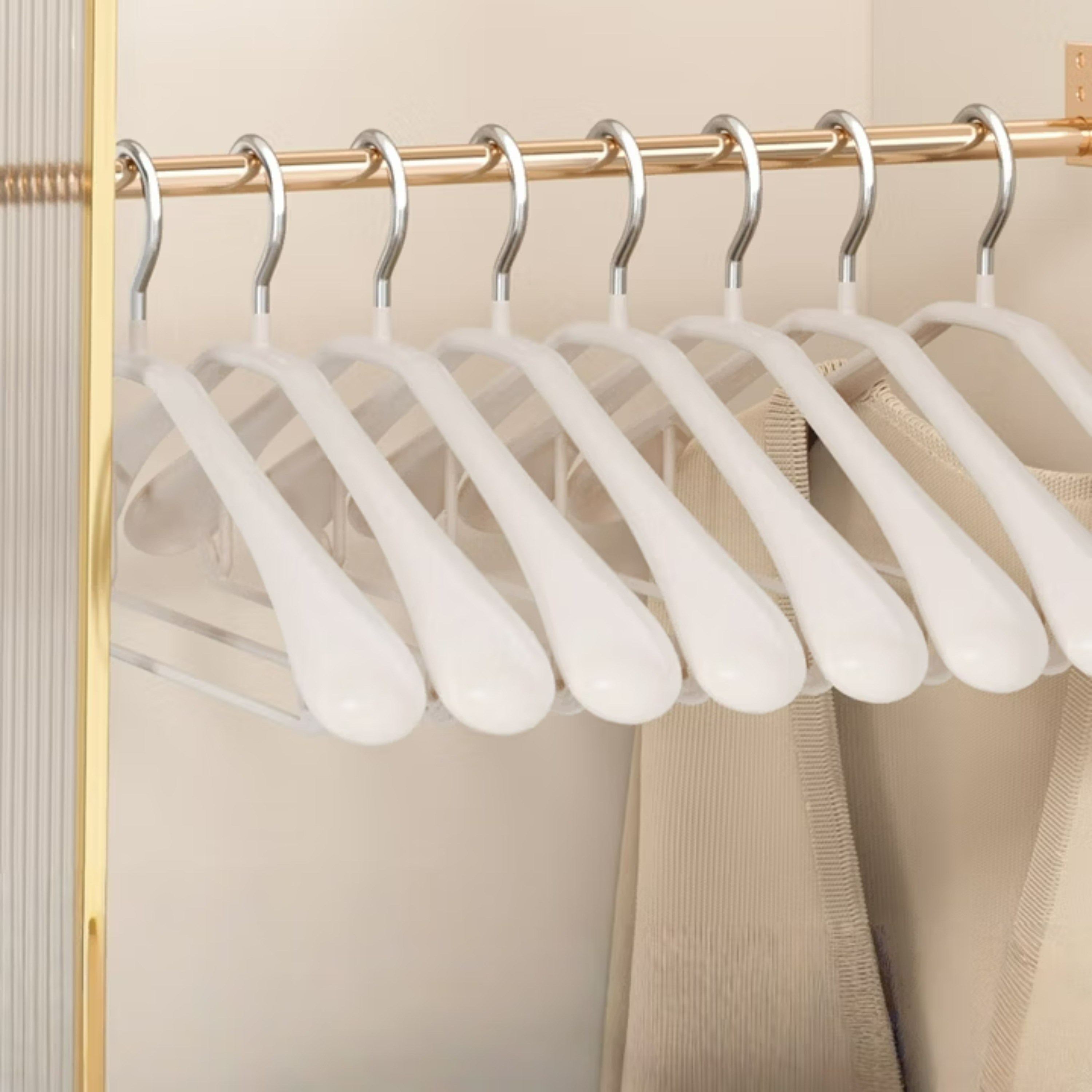 MENGTING 옷걸이 넓은어깨 미끄럼방지 옷걸이 빨래건조대 큰 옷걸이 옷 받침대 26,000원