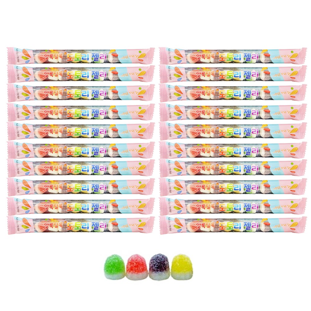 알록달록 도토리모양 젤리 7,190원