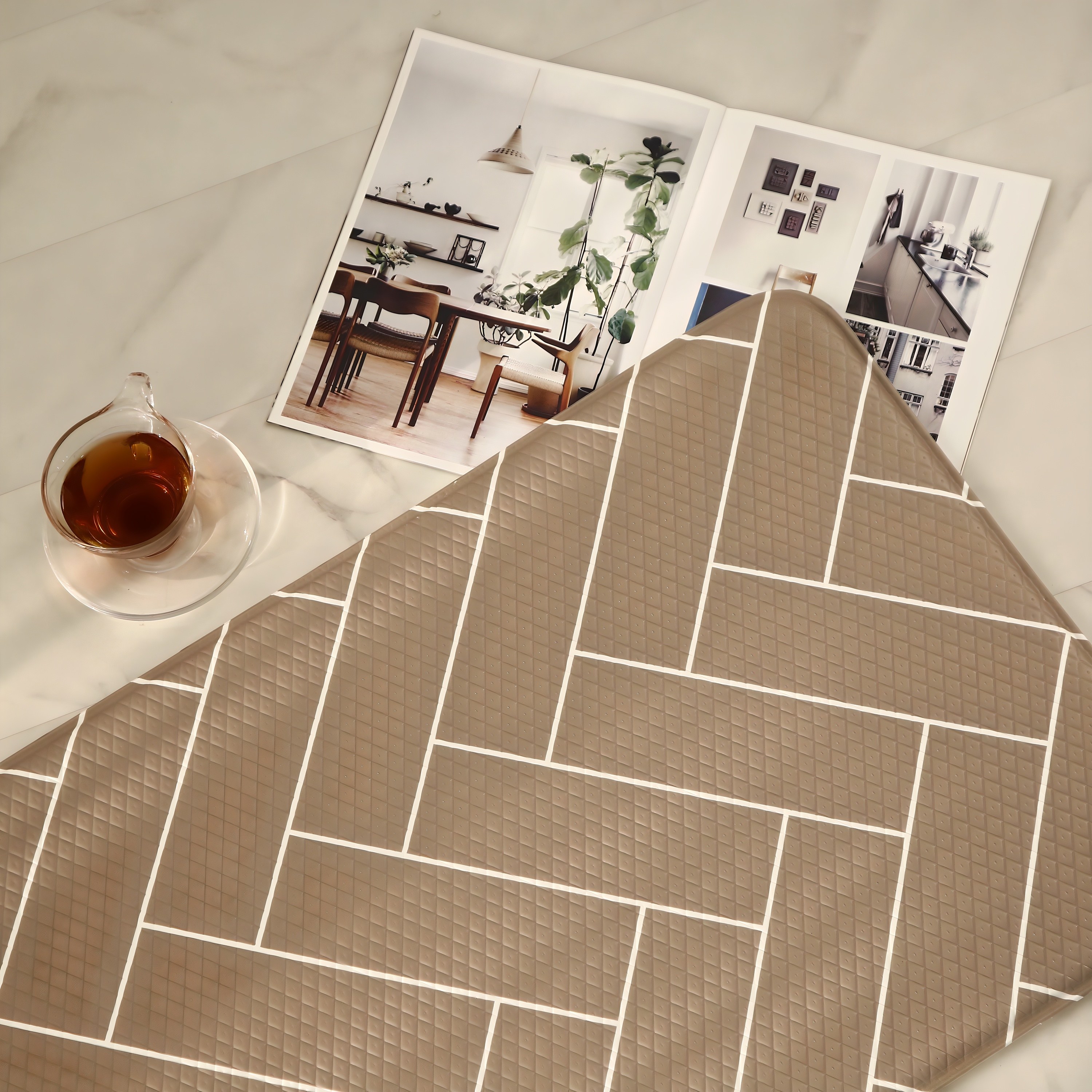 코멧 헤링본 양면 쿠션 주방매트 12,850원