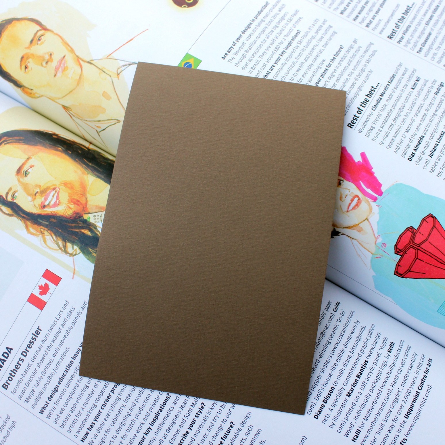 페이퍼포레스트 컬러 무지엽서 캘리그라피 20개, 14.브라운(20매입), 1개 2,950원