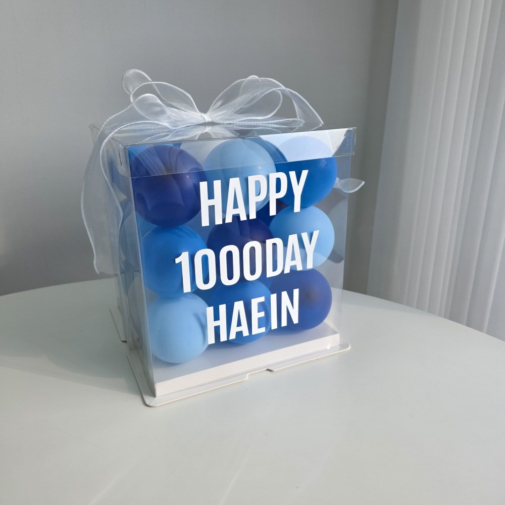 이벤트홀릭 DIY 벌룬박스 자유레터링 생일풍선파티용품, 1개, 04.블루믹스 13,900원