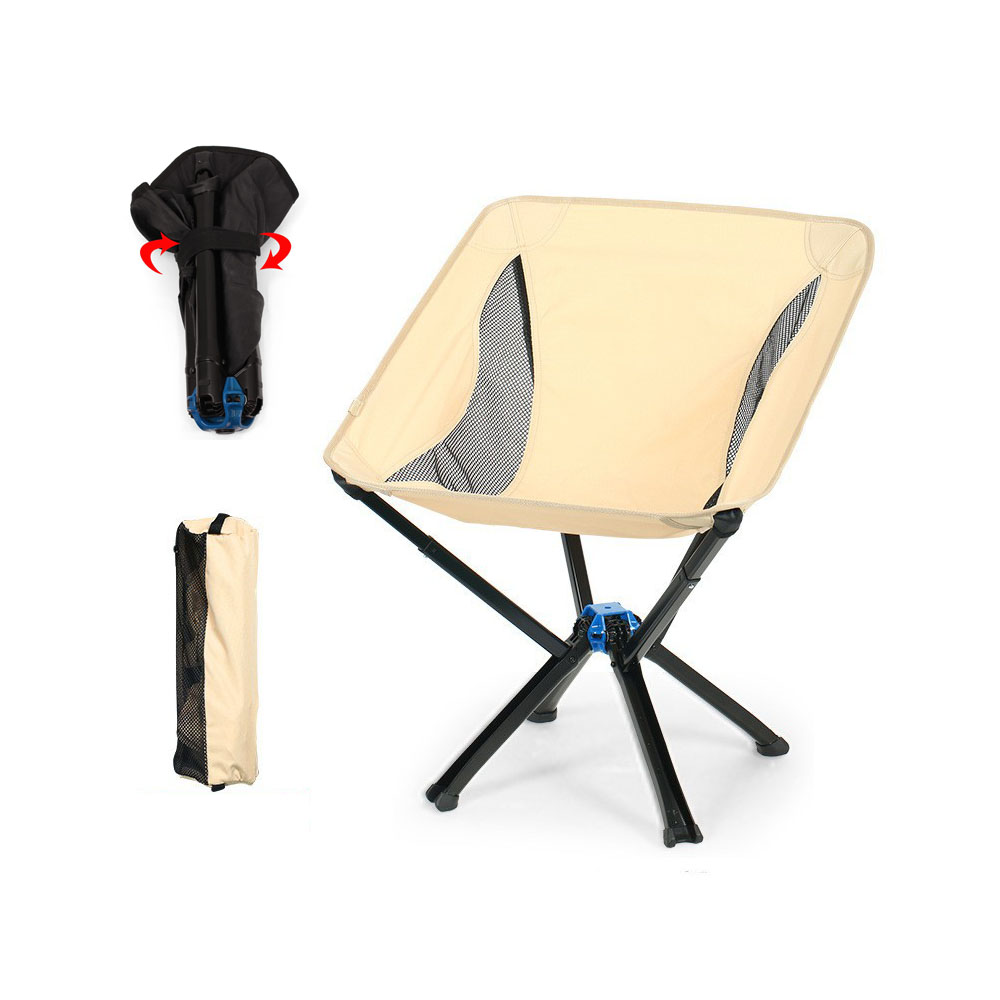 가엔가 시트 프레임 일체형 컴팩트 접이식 캠핑의자 휴대가 편한 초경량 피크닉의자, 1개, 블랙-MCBR01 59,000원