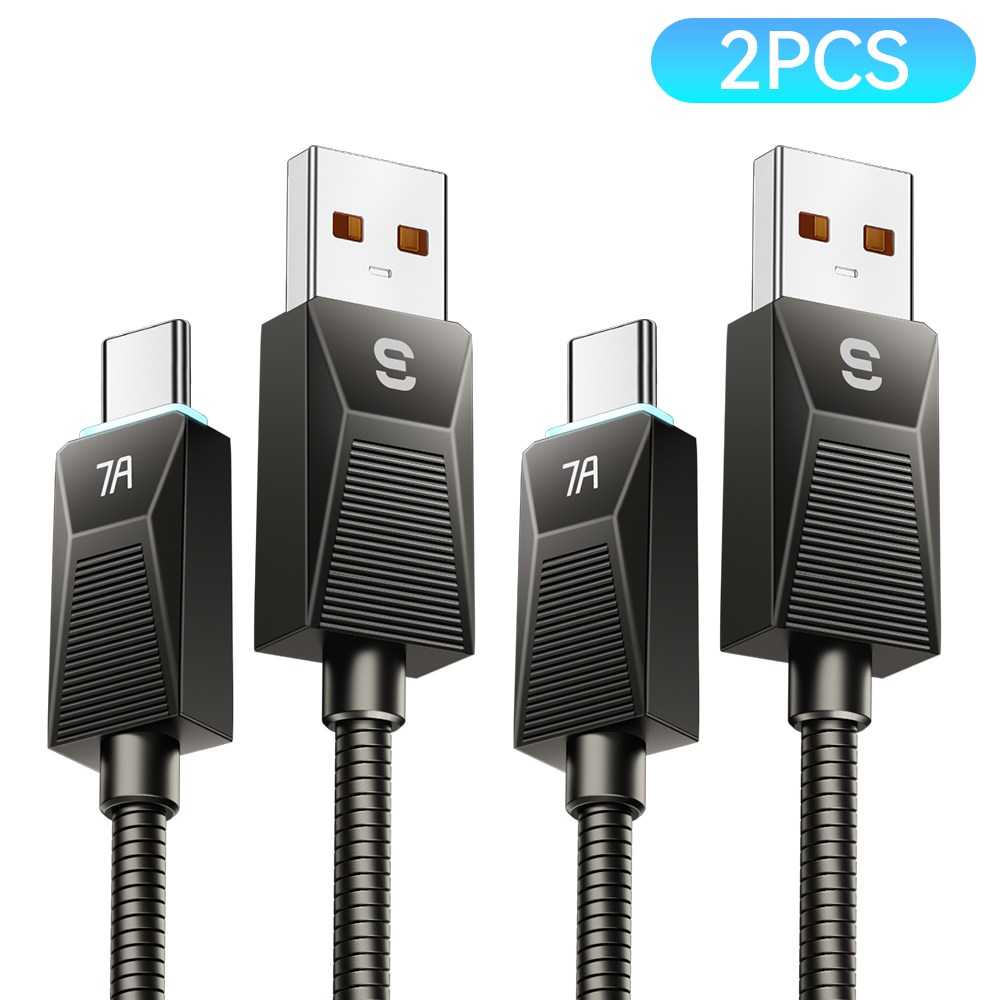 Essager 디스플레이 PD 100W 7A C타입 고속 충전케이블, 2개, 블랙, 2m 34,750원