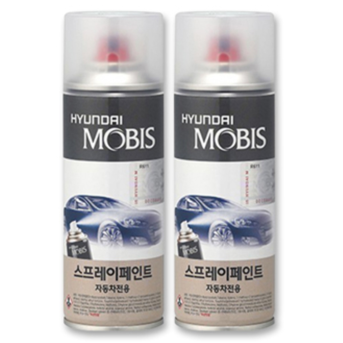 현대 순정품 투싼NX4 TW3 화이트크림 스프레이 400 + 투명마감스프레이 자동차 차량용 카페인트 도색 36,000원