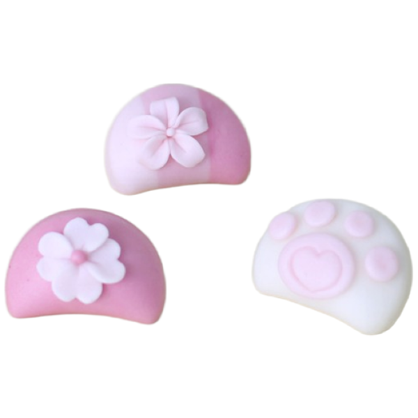 쌀이랑놀자 반달떡 만들기 DIY 세트 송편 키트 - 삼색꽃반달떡(기관) 베이직, 80g, 1개 12,660원