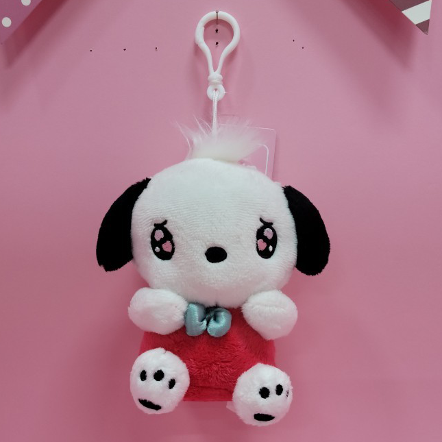 산리오 [산리오 정품] 포차코 에모큥 가방고리 13cm 봉제 인형 + 원형 스티커 / 러버스 7,900원