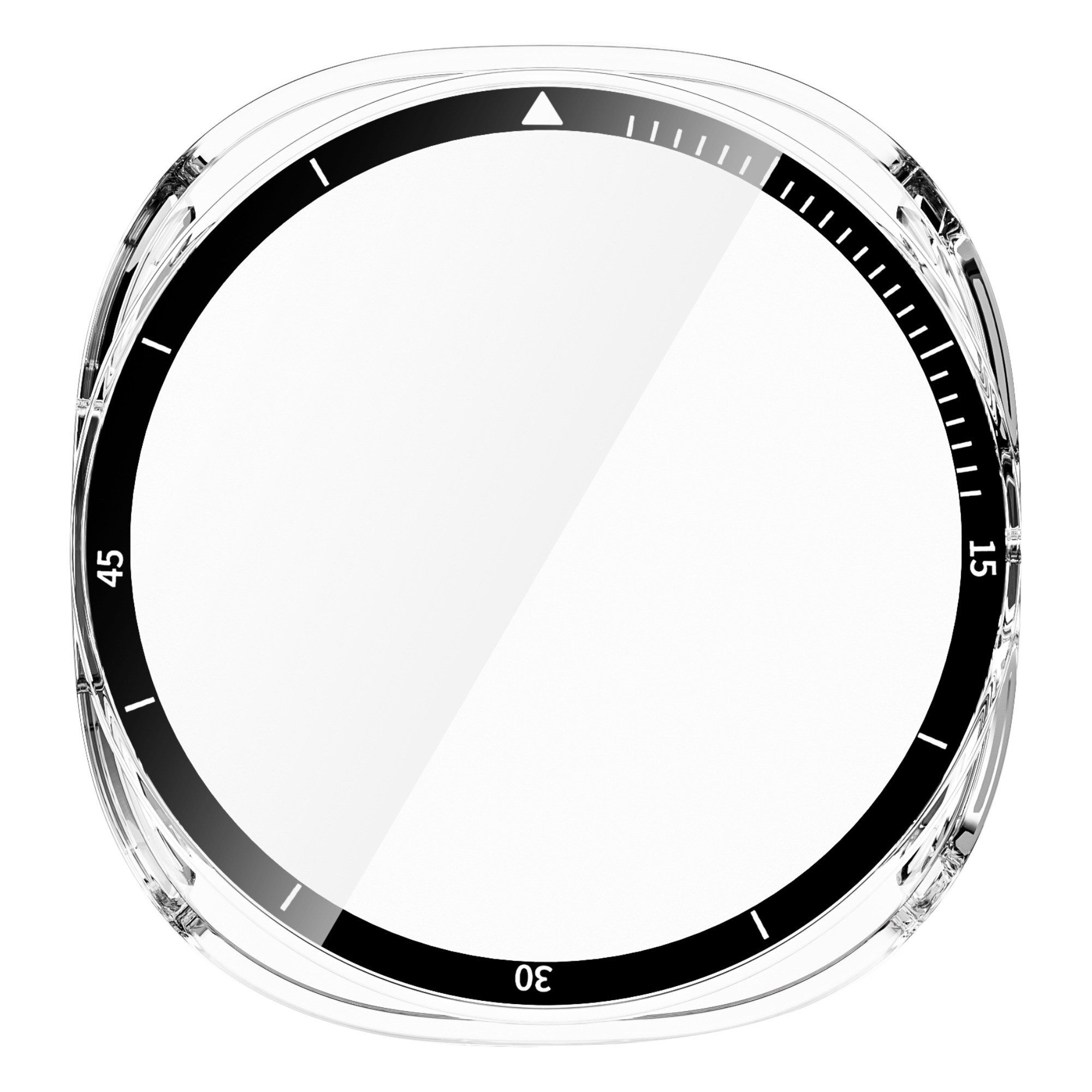 오르몽트 갤럭시워치8 PC강화유리 풀커버 베젤 올인원 40mm 44mm 호환 보호커버 보호케이스 초경량, 투명 8,900원