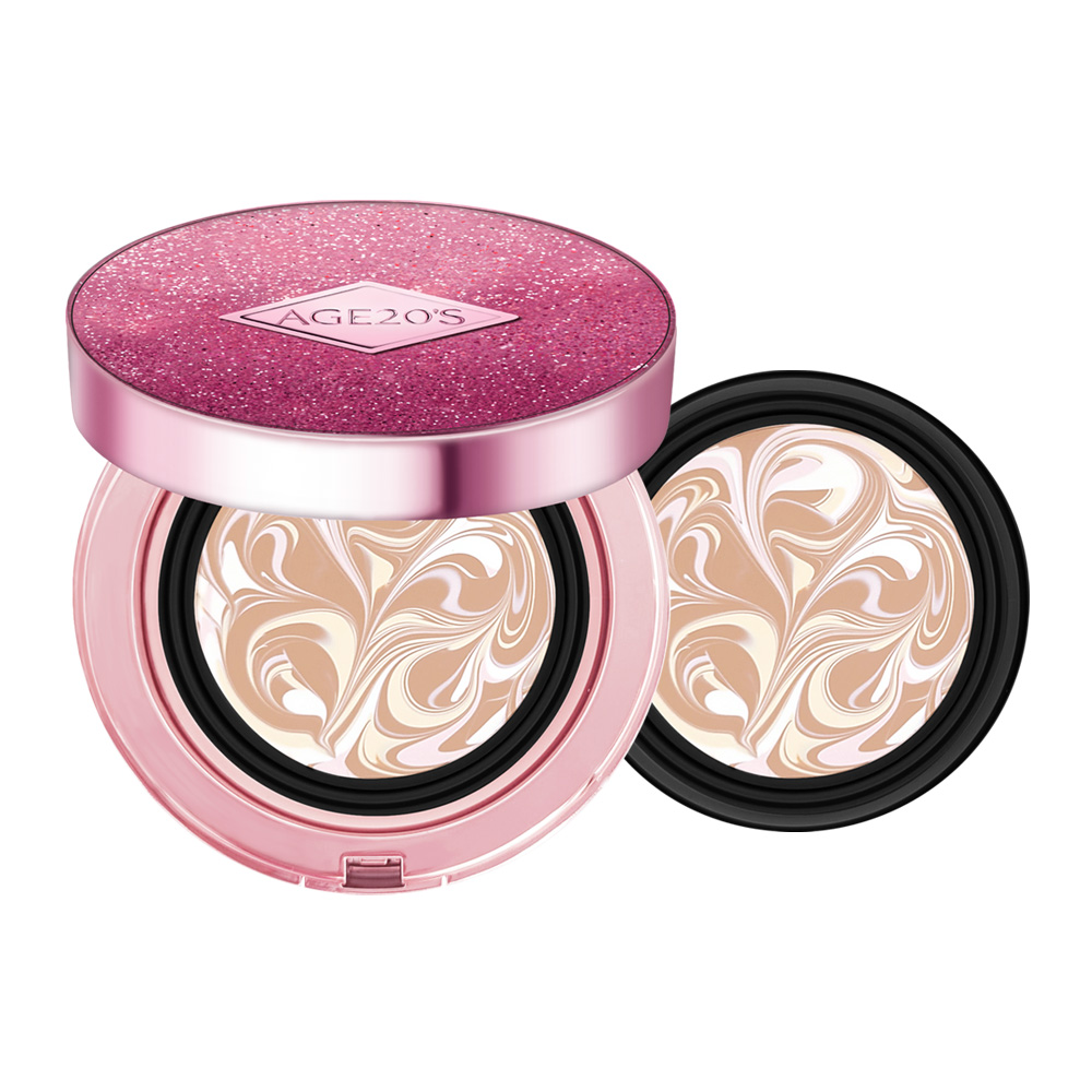 AGE20S 에이지투웨니스 앰플 에센스 팩트 럭스골드 글램핑크 에디션 본품+리필, 21호, 1개 49,800원