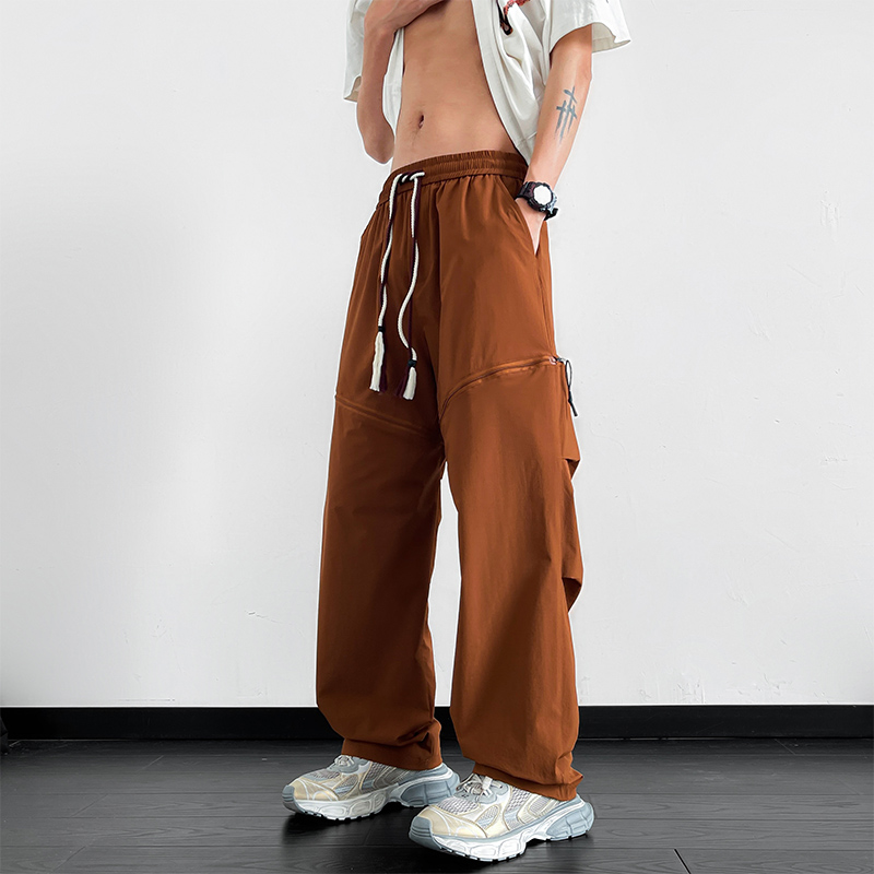 YAPOGI 남성 여름 냉장고 긴바지 허리 밴딩 탈부착 디자인 세미와이드 냉감바지 23,670원