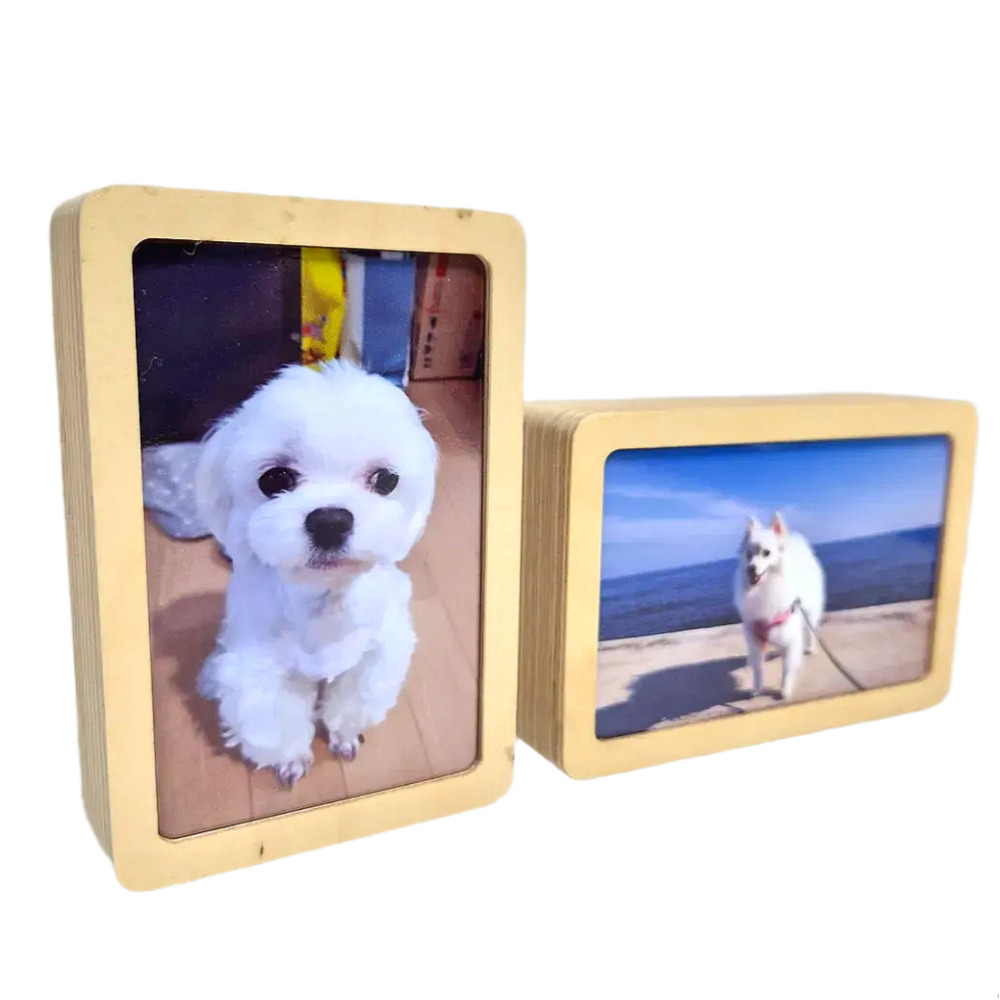 스마트폰 사진으로 납골당 사진 액자, 봉안당액자, 자작나무 액자, 기념사진, 증명사진 인화 제작 15,000원