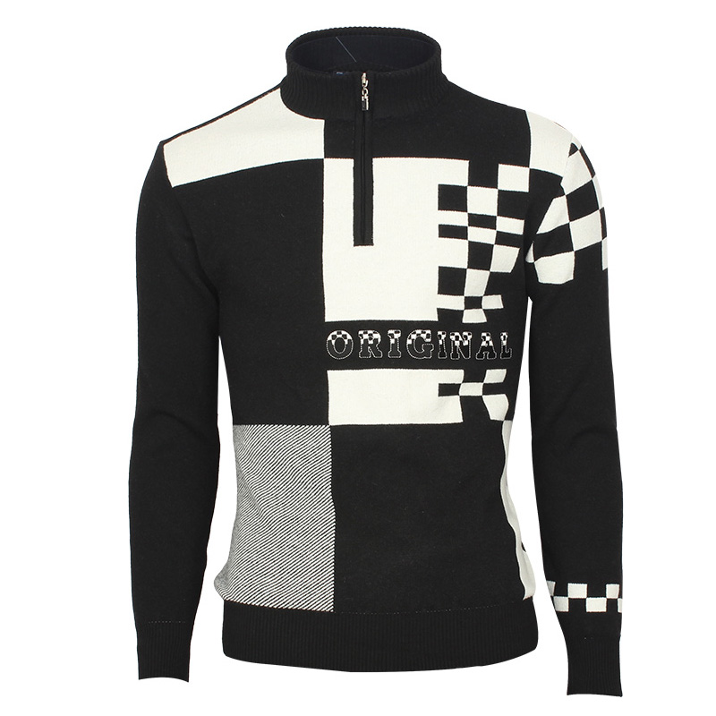 업그레이드 클래식 골프웨어~그렌에코 ges23101 남성 쟈가드 오리지널 반집업 니트/안감X/도톰하고 포근한 82,000원