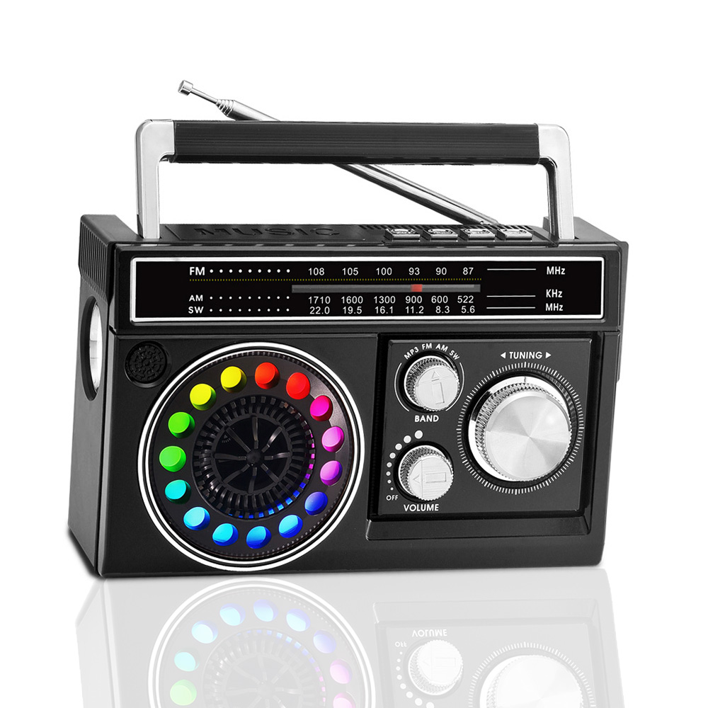 FM 라디오 미니 손전등 블루투스 연결 효도 트로트 재생 아날로그 충전식 휴대용 탁상용 29,800원