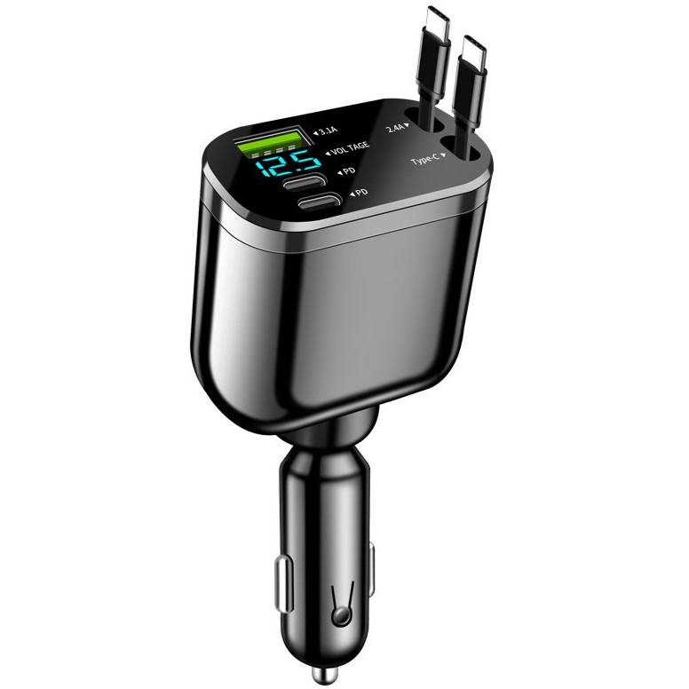 LA DERIVE  동시5대충전 릴타입 차량용 고속충전기 다목적형 type-c라인 애플라인 9,990원