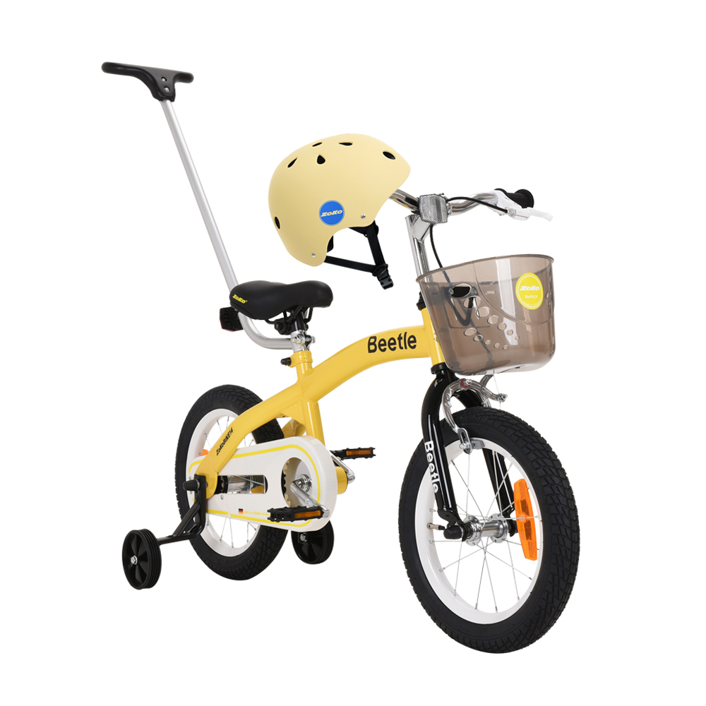 ZOKO BEETLE 14인치 유아 어린이 자전거 (밀대+헬멧) 보조바퀴 네발 바이크 215,000원