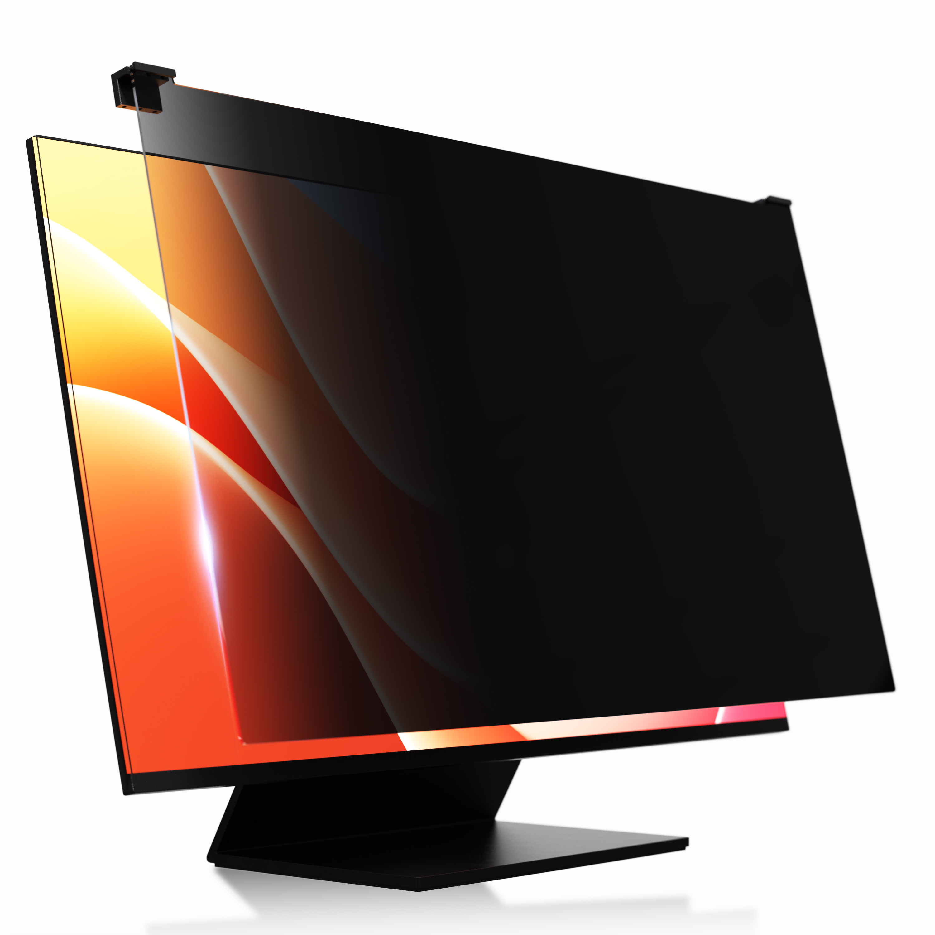 엑씨 거치형 사생활보호 모니터 강화유리 보안필름 32인치, 투명, 1세트 63,900원