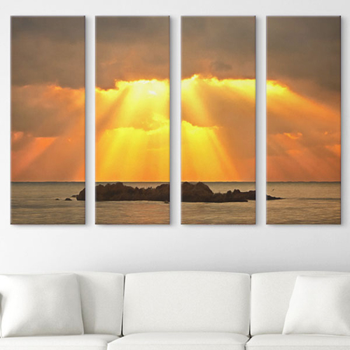 꾸밈데코_노프레임액자_경주의문무대왕릉대형노프레임옆면까지출력박스형액자_세트(ix495)_인테리어액자벽장식월데코 291,340원