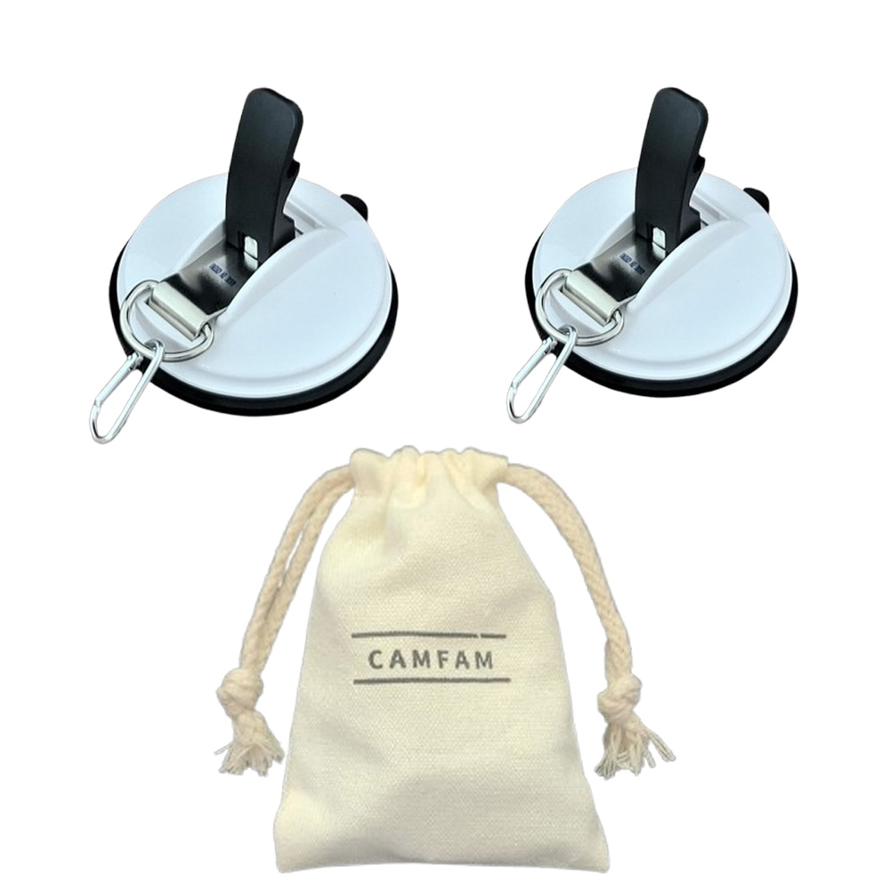 캠팸 캠핑 흡착기 압축기 압축큐방 타프어닝바 2개1세트, 화이트컬러 2개1세트+캠팸 면파우치 L 13,500원