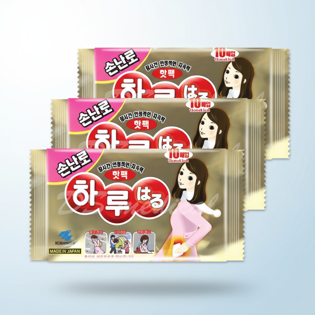 일본 고바야시(손난로) 하루 핫팩 10매입 (3개) / 캠핑 군인 휴대용 미니 온열 손핫팩 39,410원