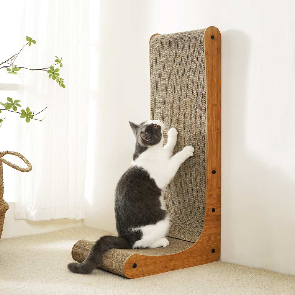 펫초이스 고양이 대형 L자 수직 스크래쳐, 브라운, 1개 21,900원