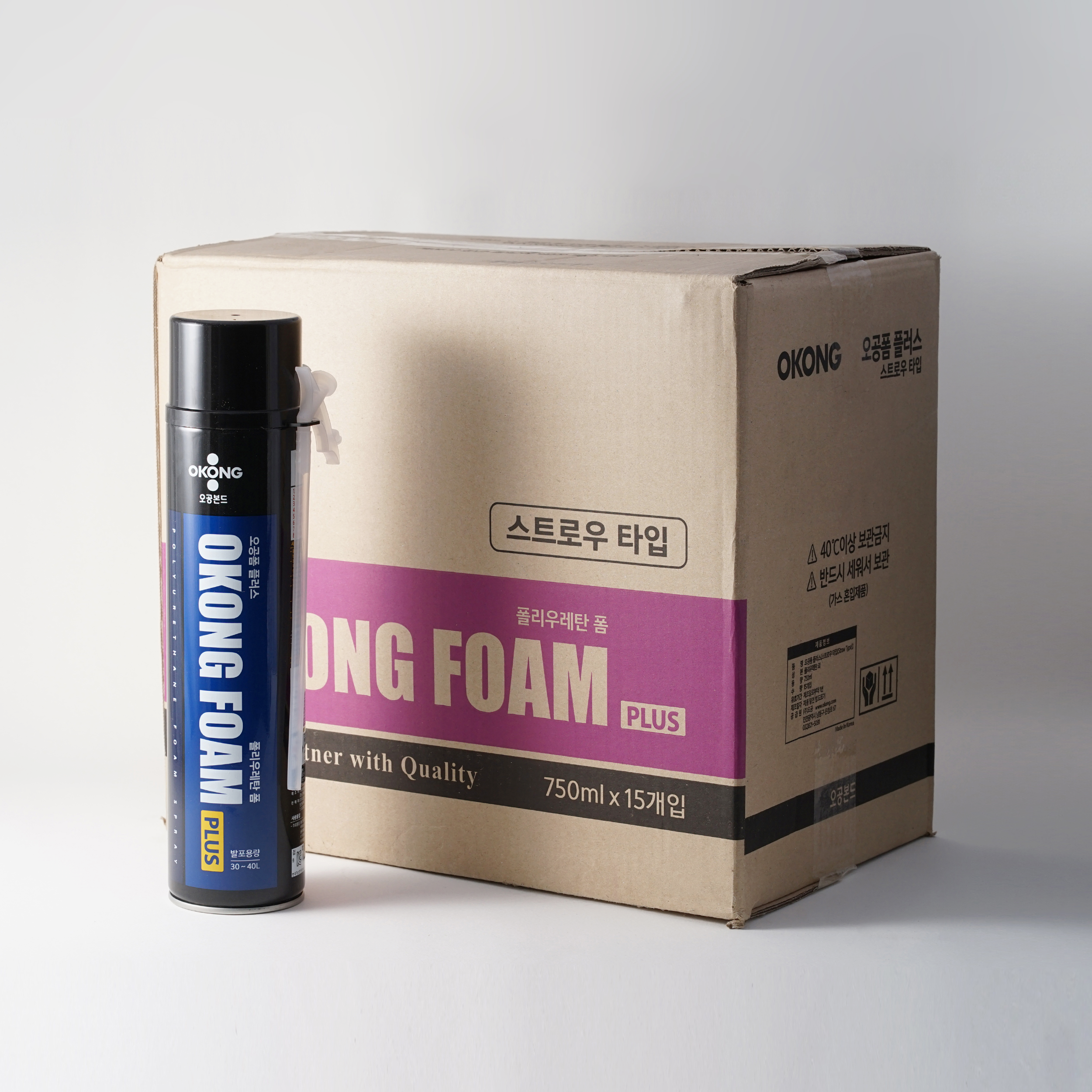 오공 우레탄 폼 플러스 스트로우 타입 일회용 50,740원