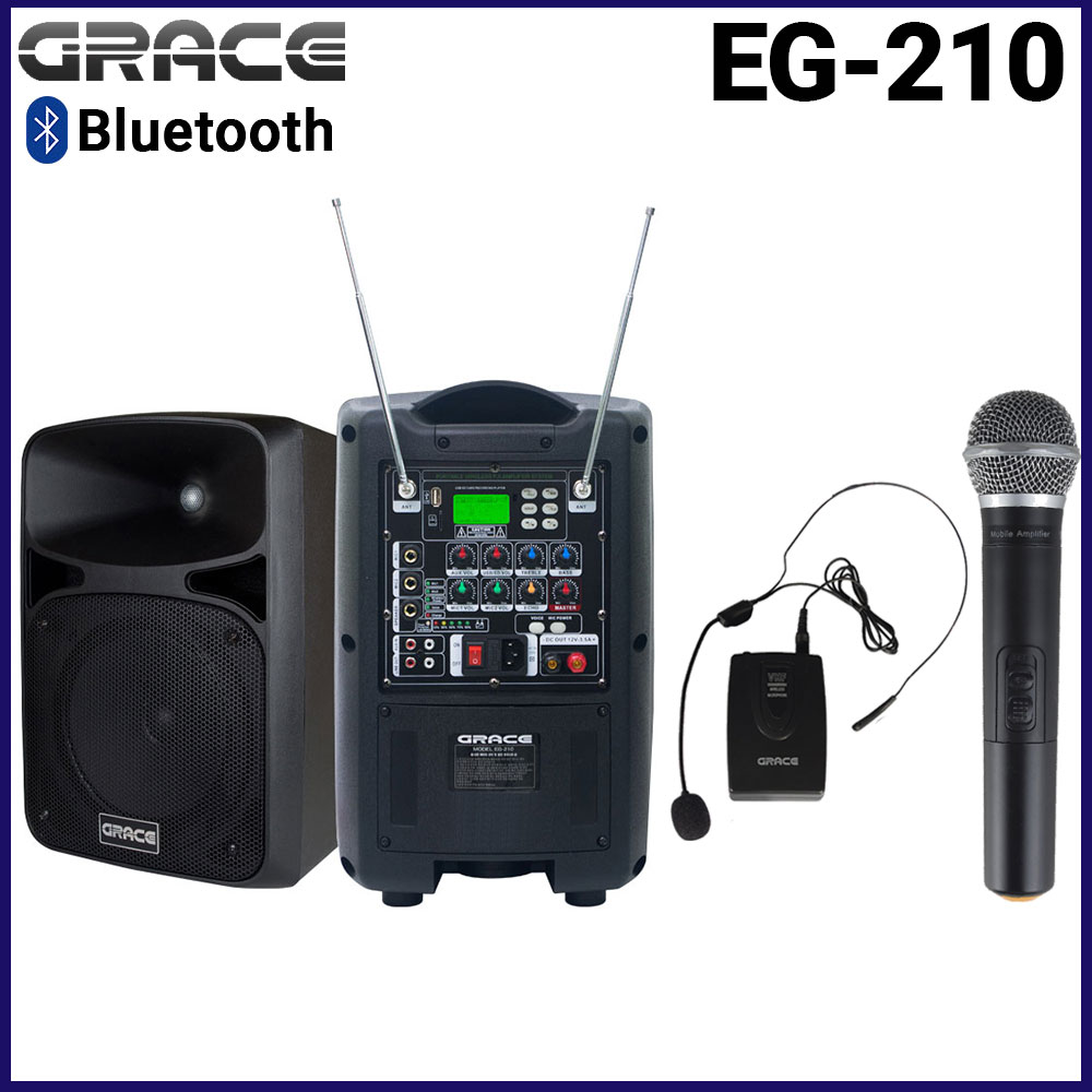 [정품] 그레이스 EG-210 이동형 충전식 앰프 스피커 437,080원