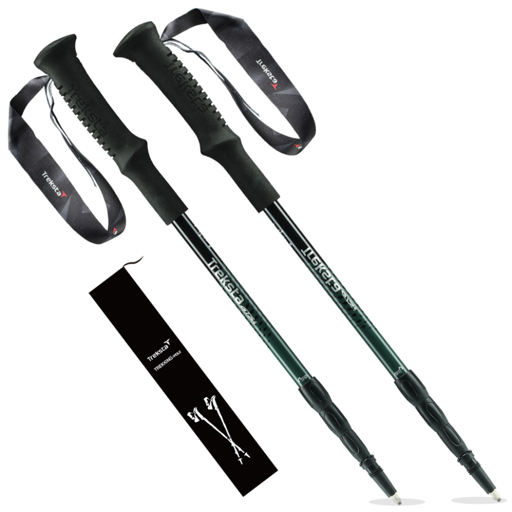 트렉스타  초경량 185그램 리틀버드 4단 등산스틱세트 44,900원