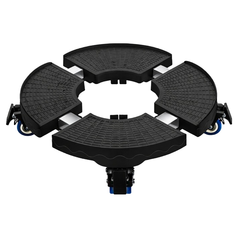 코스넬 바퀴 원형 다용도 이동식 화분받침대, 블랙, 1개 17,100원