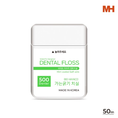 바이오하야치 민트치실 50M (가는 굵기 치실) 2,500원