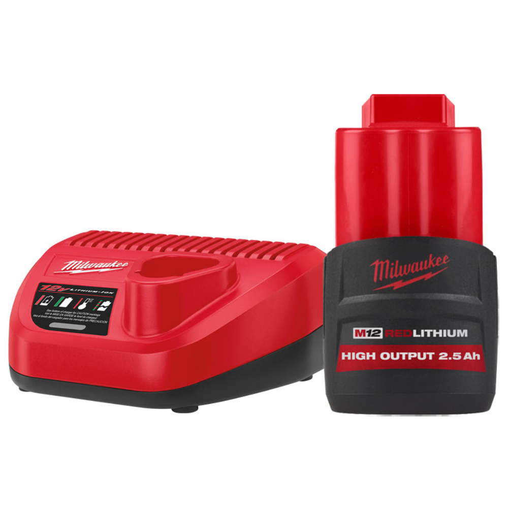 밀워키 12V 배터리 충전기세트 C12C + M12 HB2.5 고출력 2.5Ah 배터리 1개 세트, 1개 68,690원