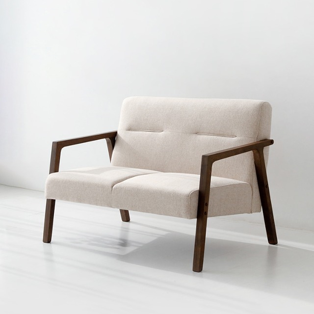 마켓비 COOKY 패브릭 소파 2인, 라이트그레이 1689.6893 229,000원