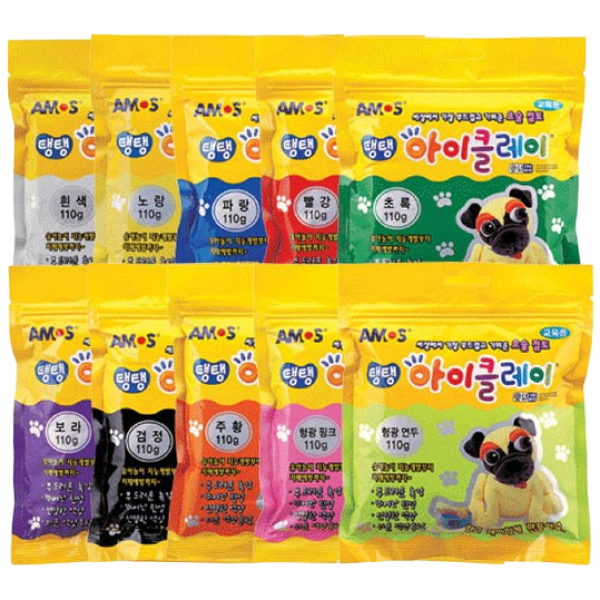 아모스 아이클레이 리필 110g 10색 1세트, 1100g, 1개 39,500원