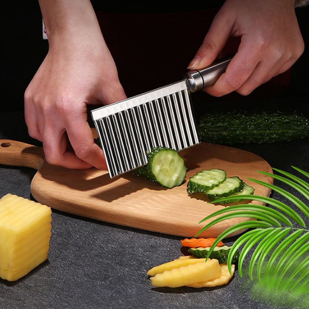 물결무늬 칼 웨이브칼 전참시 당근 감자튀김 슬라이서 물결무늬칼 묵칼 커팅기 K931 4,990원