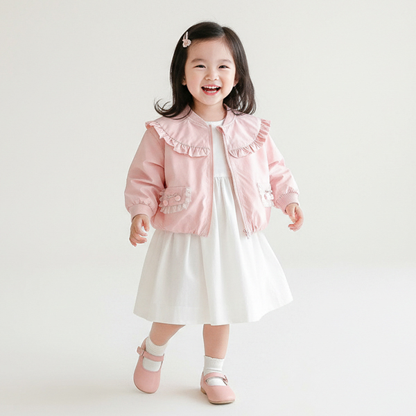 몽실이 체리포켓 러플점퍼 28,900원