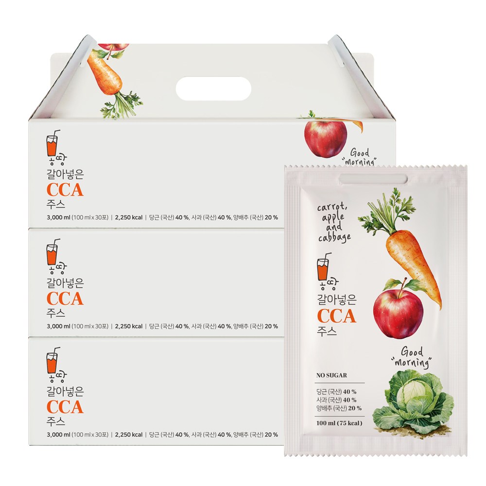 몽땅 갈아넣은 CCA 주스, 90개, 100ml 41,380원