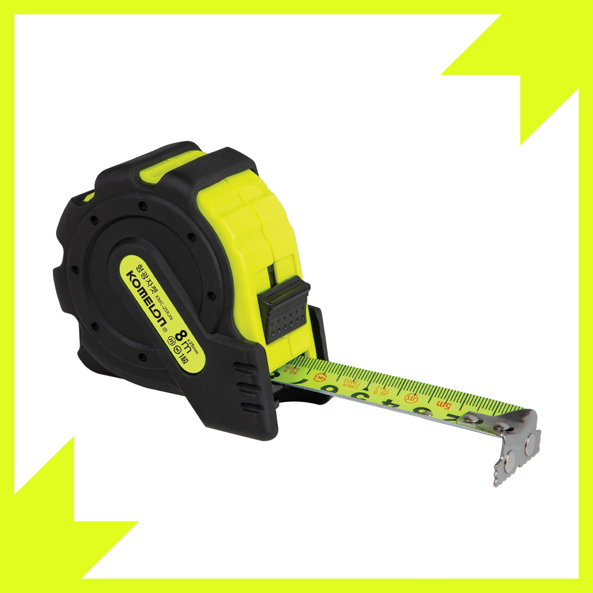 코메론 형광자켓 줄자 5M 8M KMC-25RJN 15,100원