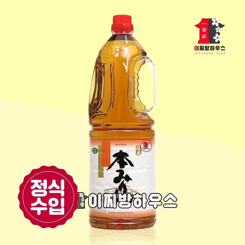 혼미린 1.8L 가주 맛술 만능 요리술 미향 미림 잡내제거 요리주 조미식초 밑간 업소용소스 연육제 8,000원