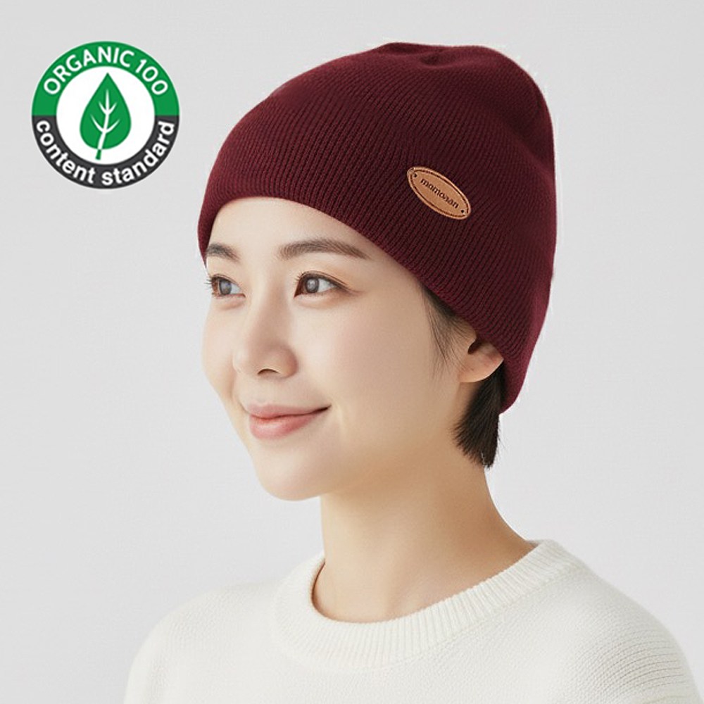 모모안 니트 항암모자 오가닉순면 비니 가을 겨울 외출 실내 남녀공용 국내생산 30,800원