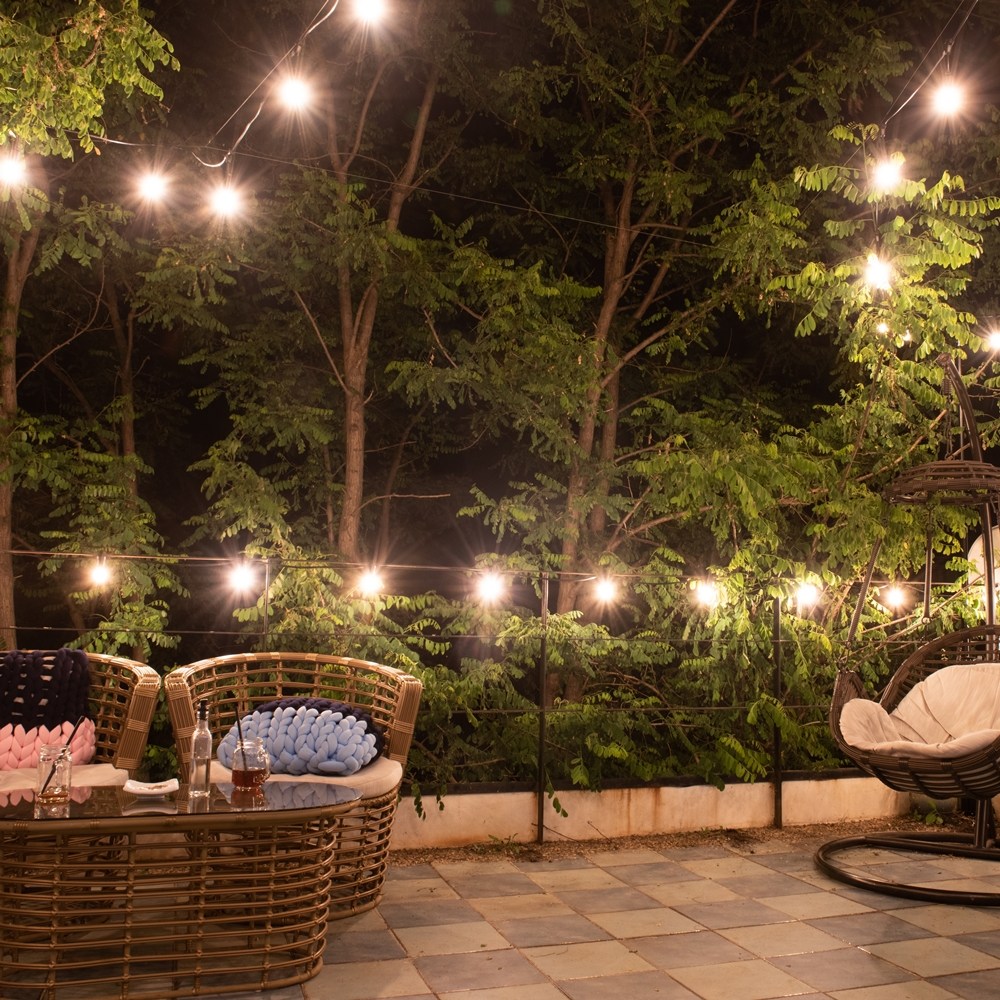 방수 파티라이트 전구세트 카페 스트링 라이트 오징어등 7구 10구 20구 30구 40구 야외 줄조명 알전구 220V, 주광색, 40개 179,000원