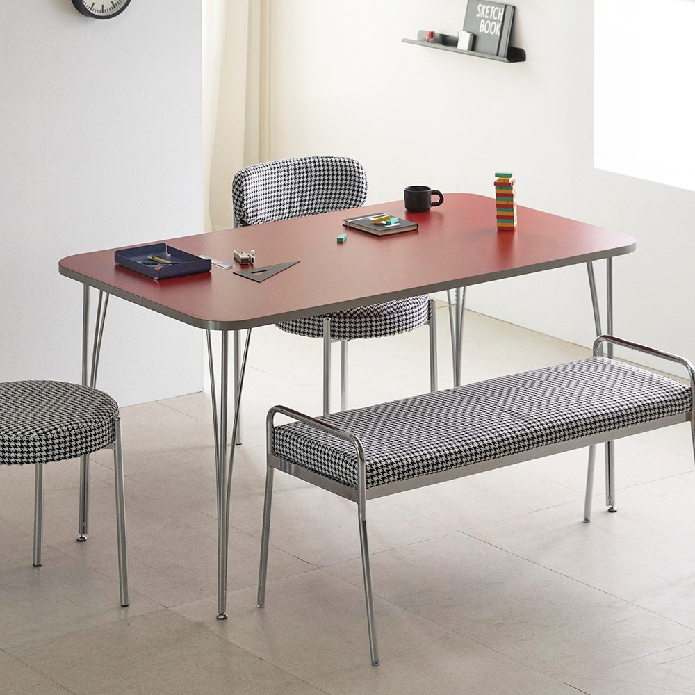 프롬홈 어센틱 미드센츄리 모던 인테리어 카페 식탁 사각형 테이블 1400 5colors 138,000원